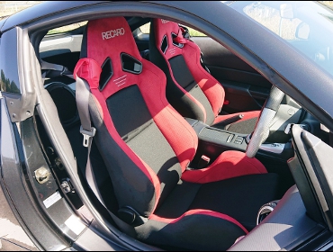 NISSAN�@�t�F�A���f�BZ�@Z33�i2005�N9���j�@�Ɂ@RECARO�i���J���j�@SR-7�@GU100H�@RED�@���@SR-7F�@GU100H�@RED�@����