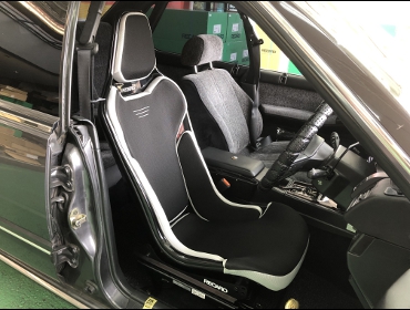 NISSAN�@�O�����A�@Y31�i1989�N�j�@�Ɂ@RECARO�i���J���j�@RCS�@BK�V�F��/BK���b�V���@����