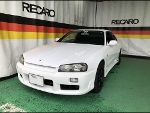 NISSAN�@�X�J�C���C���@ER34�@�Ɂ@RECARO�i���J���j�@�G���S���hLD�@BK�@����