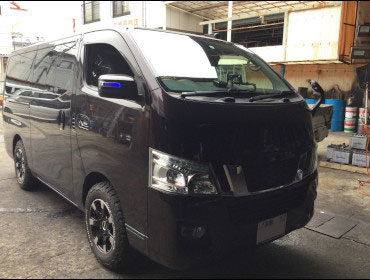 NISSAN�@NV350�L�����o���@�Ɂ@RECARO�i���J���j�@SR-7F�@KK100�@BK�@����