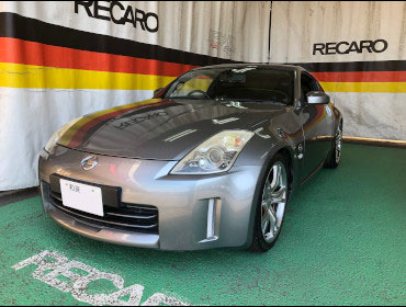 NISSAN�@�t�F�A���f�BZ�@Z33�@�Ɂ@RECARO�i���J���j�@SR-7F�@GK100�@BK/SIL�@�~���E�@����