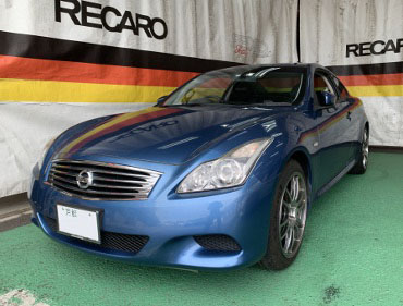 NISSAN�@�X�J�C���C���N�[�y�@CKV36�i2012�N�j�@�Ɂ@RECARO�i���J���j�@SR-6�@GK100S�@BK/SIL�@����