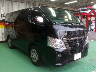 NISSAN�@�L�����o���@E26�i2022�N�j�@�Ɂ@RECARO�i���J���j�@SR-7F�@GU100H�@BK�@�V�[�g�q�[�^�[�t���@�~���E�@����