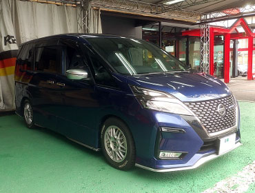 NISSAN�@�Z���i�@�I�[�e�b�N�@�X�|�[�c�X�y�b�N�@C27�i2021�N�j�@�Ɂ@RECARO�i���J���j�@SR-7�@GK100�@BK/�u���[�@�V�[�g�q�[�^�[�t���@����