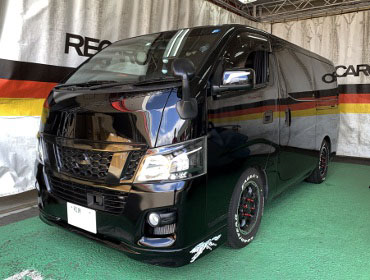 NISSAN�@�L�����o��NV350�i2018�N�j�@�Ɂ@RECARO�i���J���j�@SR-7F�@GK100�@BK/RED�@����