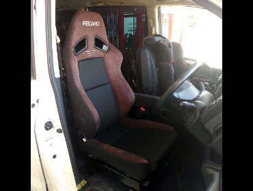 NISSAN�@�Z���i�@C25�i2006�N�j�@�Ɂ@RECARO�i���J���j�@SR-7F�@GU100�@�u���E���@A/R�@����