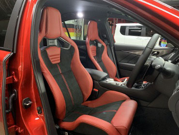 NISSAN�@�X�J�C���C��400R�@RV37�i2023�N�j�@�Ɂ@RECARO�i���J���j�@�X�|�[�c�X�^�[CL210H RED�@���@�N���X�X�|�[�c�X�^�[CL210H�@RED�@����