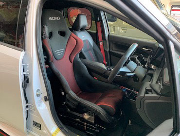 NISSAN�@�I�[���@FE13�i2023�N�j�@�Ɂ@RECARO�i���J���j�@RS-G�@GK�@BK/RED�@����
