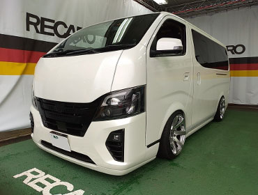 NISSAN�@�L�����o���@E26�i2018�N�j�@�Ɂ@RECARO�i���J���j�@SR-7F�@GU100�@BK�@�~���E�@����
