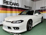 NISSAN�@�V���r�A�@S15�@�Ɂ@RECARO�i���J���j�@SR-7�@GK100�@BK/�u���[�@����