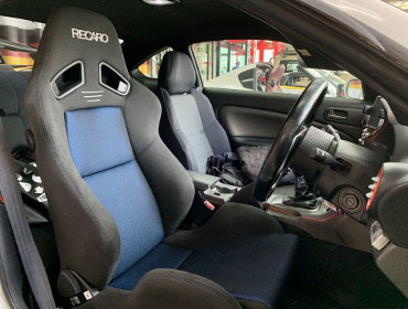 NISSAN�@�V���r�A�@S15�@�Ɂ@RECARO�i���J���j�@SR-7�@GK100�@BK/�u���[�@����