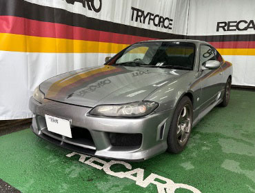 NISSAN�@�V���r�A�@S15�i2000�N�j�@�Ɂ@RECARO�i���J���j�@RS-G�@GK�@BK/�u���[�@����