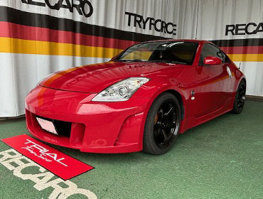 NISSAN�@�t�F�A���f�BZ�@CBA-Z33�i2006�N�j�@�Ɂ@RECARO�i���J���j�@RS-G�@GK�@BK/BK�@����