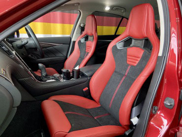 NISSAN�@�X�J�C���C���@RV37�i2020�N�j�@�Ɂ@RECARO�i���J���j�@�X�|�[�c�X�^�[�@CL210H�@RED�@���@�N���X�X�|�[�c�X�^�[�@CL210H�@RED�@����