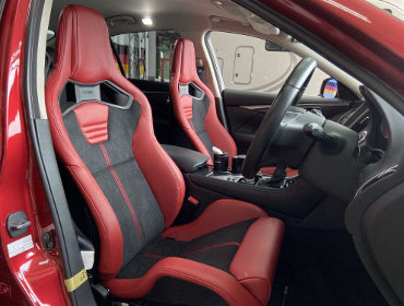 NISSAN�@�X�J�C���C���@RV37�i2020�N�j�@�Ɂ@RECARO�i���J���j�@�X�|�[�c�X�^�[�@CL210H�@RED�@���@�N���X�X�|�[�c�X�^�[�@CL210H�@RED�@����