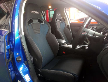 NISSAN�@�X�J�C���C���@HNV37�i2016�N�j�@�Ɂ@RECARO�i���J���j�@SR-C�@BK100�@A/R�@BK/�u���[�@�~���E�@����
