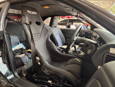 NISSAN�@�V���r�A�@S14�i1994�N�j�@�Ɂ@RECARO�i���J���j�@RS-GS�@BK�@����