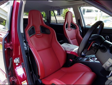 RECARO�i���J���V�[�g�j�@SUBARU�@���K�V�B�@�c�[�����O���S���@BRG�Ƀ��J���@�X�|�[�c�X�^�[LL100H ���U�[SE�@RED�@���b�h�X�e�b�`�@�V���o�[�u���b�N���C���@���@�N���X�X�|�[�c�X�^�[LL100H ���U�[SE�@RED�@���b�h�X�e�b�`�@�V���o�[�u���b�N���C���@����