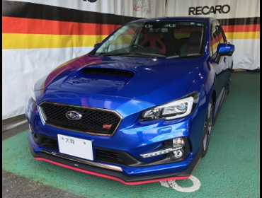 SUBARU�@�����H�[�O�@VMG�i2017�N�j�@�Ɂ@RECARO�i���J���j�@�X�|�[�c�X�^�[LL100H���U�[SE�@RED�@����