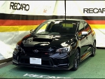 SUBARU@WRX@STI@VABi2017”Nj@‚É@RECAROiƒŒƒJƒj@RS-G@GK@BK/BK@ƒV[ƒgƒq[ƒ^[•t‚«@‘•’…