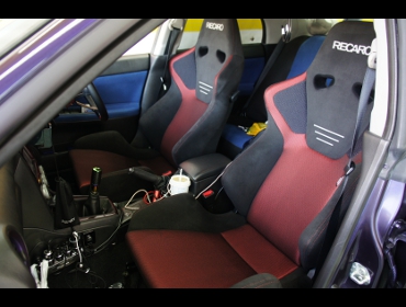 SUBARU�@�C���v���b�T�@GDA�i2005�N�j�@�Ɂ@RECARO�i���J���j�@SR-6�@GK100S�@BK/RED�@�~���E�@����