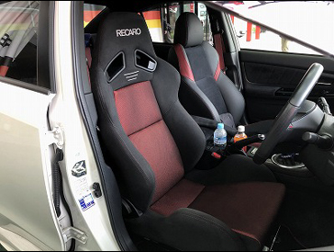 SUBARU�@WRX�@STI�@VAB�i2018�N�j�@�Ɂ@RECARO�i���J���j�@SR-7�@GK100�@BK/RED�@����