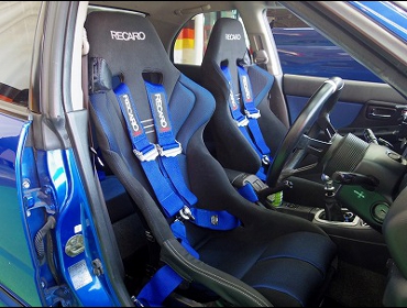 SUBARU�@�C���v���b�T�@GDB�i2000�N9���j�@�Ɂ@RECARO�i���J���j�@RS-G�@GK�@BK/�u���[�@���@SR-6�@GK100S�@BLU�@/�@4�_�V�[�g�x���g�@����