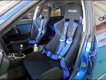 SUBARU�@�C���v���b�T�@GDB�i2000�N9���j�@�Ɂ@RECARO�i���J���j�@RS-G�@GK�@BK/�u���[�@���@SR-6�@GK100S�@BLU�@/�@4�_�V�[�g�x���g�@����