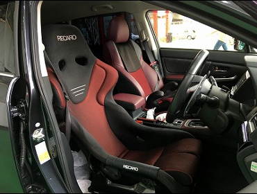 SUBARU�@�����H�[�O�@VMG�i2018�N�j�@�Ɂ@RECARO�i���J���j�@TS-G�@GK�@BK/RED�@�V�[�g�q�[�^�[�t���@����