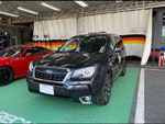 SUBARU�@�t�H���X�^�[�@SJ�@�Ɂ@RECARO�i���J���j�@SR-7�@GK100�@BK/BK�@�V�[�g�q�[�^�[�t���@����
