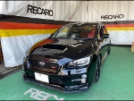 SUBARU@WRX@S4@VAGi2015”Nj@‚É@RECAROiƒŒƒJƒj@SR-7@KK100@BK@‘•’…