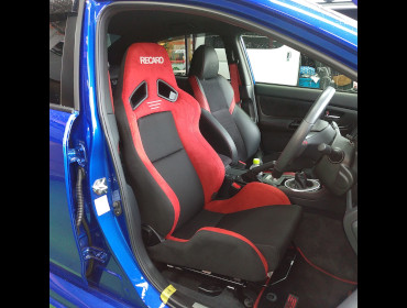 SUBARU�@WRX�@STI�@VAB�i2019�N�j�@�Ɂ@RECARO�i���J���j�@SR-7�@GU100�@RED�@����