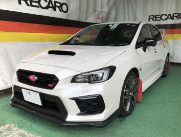 SUBARU�@WRX STI�@VAB�@F�i2019�N�j�@�Ɂ@RECARO�i���J���j�@PRO RACER�@RMS2700G�@����