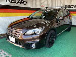 SUBARU�@�A�E�g�o�b�N�@BS-9�i2017�N�j�@�Ɂ@RECARO�i���J���j�@SR-7�@U100H�@BK�@�V�[�g�q�[�^�[�t���@����