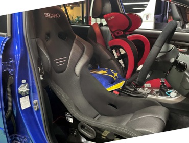 SUBARU�@WRX STi�@VAB�i2015�N�j�@�Ɂ@RECARO�i���J���j�@�Ɂ@TS-G�@GK�@BK/SIL�@����