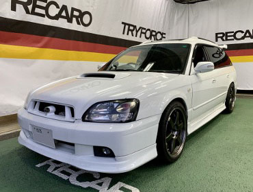 SUBARU�@���K�V�B�@BH5 D�^�i2002�N�j�@�Ɂ@RECARO�i���J���j�@PRO�@RACER�@RMS�@2700G�@����