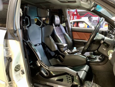 SUBARU�@���K�V�B�@BH5 D�^�i2002�N�j�@�Ɂ@RECARO�i���J���j�@PRO�@RACER�@RMS�@2700G�@����