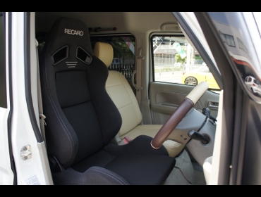 RECARO�i���J���V�[�g�j�@SUZUKI�@�G�u���[���S���@DA17W�Ƀ��J���@SR-7�@GK100�@BK/BK�@����