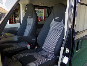 SUZUKI�@�G�u���B�@DA17V�@�Ɂ@RECARO�i���J���jLX-F�@IN110�@�V�[�g�q�[�^�[�t���@A/R�@���@LX-F�@IN110�@BK�@����