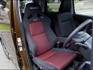 SUZUKI�@���S��R�@�X�e�B���O���[�@MH55S�@�Ɂ@�@RECARO�i���J���j�@SR-7F�@GK100�@�V�[�g�q�[�^�[�t�� �@BK/RED�@A/R�@�A�[�����X�g�t���@����