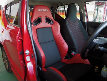 RECARO�i���J���V�[�g�j�@SUZUKI�@�A���g�^�[�{RS�@HA36S�@�Ɂ@RECARO�i���J���j�@SR-7�@Lassic�@RED�@�V�[�g�q�[�^�[�t���@����