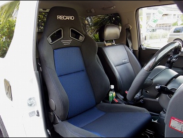 RECARO�i���J���V�[�g�j�@SUZUKI�@�W���j�[�@�V�G���@JB43W�i2011�N�j�@�Ɂ@���J���@SR-7F�@GK100�@BK/BL�@�A�[�����X�g�t���i�{25mm�����O�X���C�h���[���j�@����
