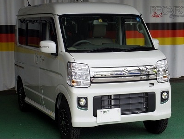 SUZUKI�@�G�u���B���S���@DA17W�i2018�N8���j�@�Ɂ@RECARO�i���J���j�@SR-7F�@GK100�@BK/BK�@�V�[�g�q�[�^�[�t���@����