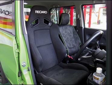 RECARO�i���J���V�[�g�j�@SUZUKI�@�n�X���[�iMT�ԁj�@MR-31S�i2016�N1���j�@�Ɂ@RECARO�i���J���j�@SR-7F�@����
