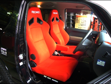 RECARO�i���J���V�[�g�j�@SUZUKI�@�W���j�[�@JB23�@A/T�@�Ɂ@RECARO�i���J���j�@SR-7F�@KK100�@RED�@�V�[�g�q�[�^�[�t���@����