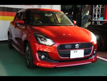SUZUKI�@�X�C�t�g�@�n�C�u���b�hRS�@ZC53S�i2018�N�j�@�Ɂ@RECARO�i���J���j�@SR-7�@GK100�@BK/RED�@�V�[�g�q�[�^�[�t���@����