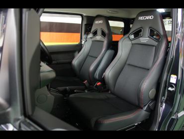 SUZUKI�@�W���j�[�@JB64W�@�Ɂ@RECARO�i���J���j�@SR-7F�@Lassic�@BK�@�A�[�����X�g�t���@���@SR-7F�@Lassic�@BK�@�V�[�g�q�[�^�[�t���@����