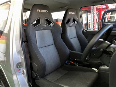 SUZUKI�@�W���j�[�@JB23�@�Ɂ@RECARO�i���J���j�@SR-7F�@GK100�@BK/SIL�@�A�[�����X�g�t���@�~���E�@����