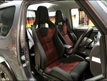 SUZUKI�@�W���j�[�@JB23W�i2007�N�j�@�@�Ɂ@RECARO�i���J���j�@�X�|�[�c�X�^�[�@GK100H�@RED�@����