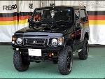 SUZUKI�@�W���j�[�@JA22�i1995�N�j�@�Ɂ@RECARO�i���J���j�@SR-7F�@GK100�@BK/�u���[�@����